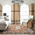 thumbnail image 5 of IDEALHOUSE Area Rugs 5x7ft, Red, Washable, Non Slip Boho Medallion, Vintage Oriental Soft Low Pile Carpet for Living Room, Bedroom, 5 of 6