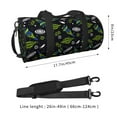 thumbnail image 4 of Gaeub Space Rockets Lightweight Travel Cylinder Bag Gym Tote Bag Sports Training Duffle Bag with Pockets and Straps, 4 of 8