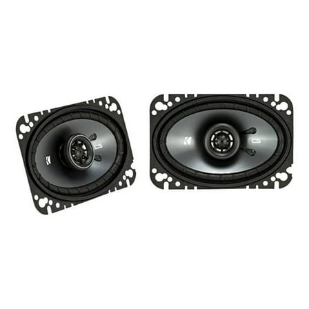 Kicker CSC 4x6-INCH (100x160mm) COAXIAL SPEAKERS, 4-OHM (Pair)