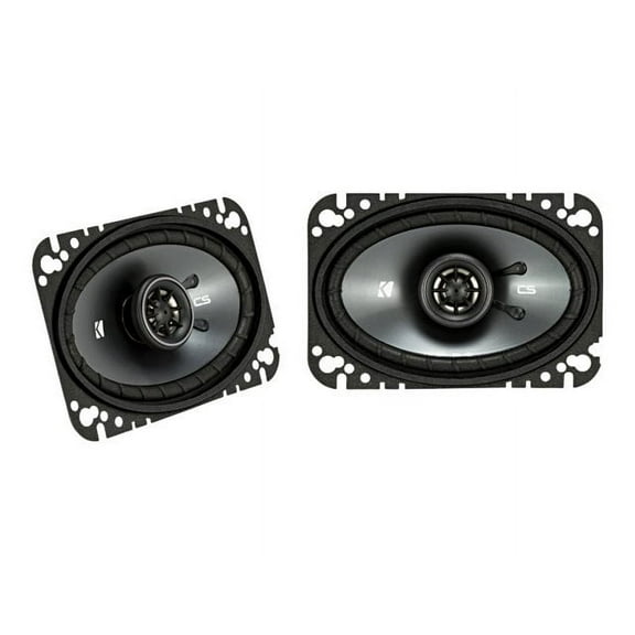 Kicker CSC 4x6-INCH (100x160mm) COAXIAL SPEAKERS, 4-OHM (Pair)