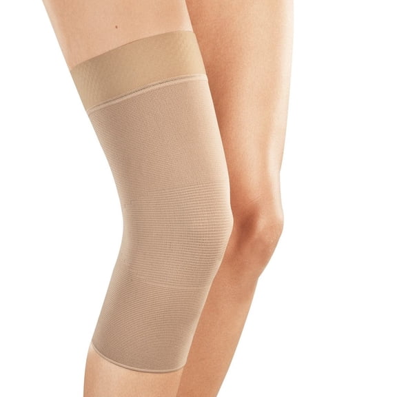 protect.Seamless Knit Knee Support, Size LG, Black