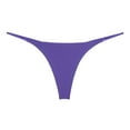 thumbnail image 1 of Aayomet Culotte Bikini en Coton pour Femmes (Violet, TG), 1 of 4
