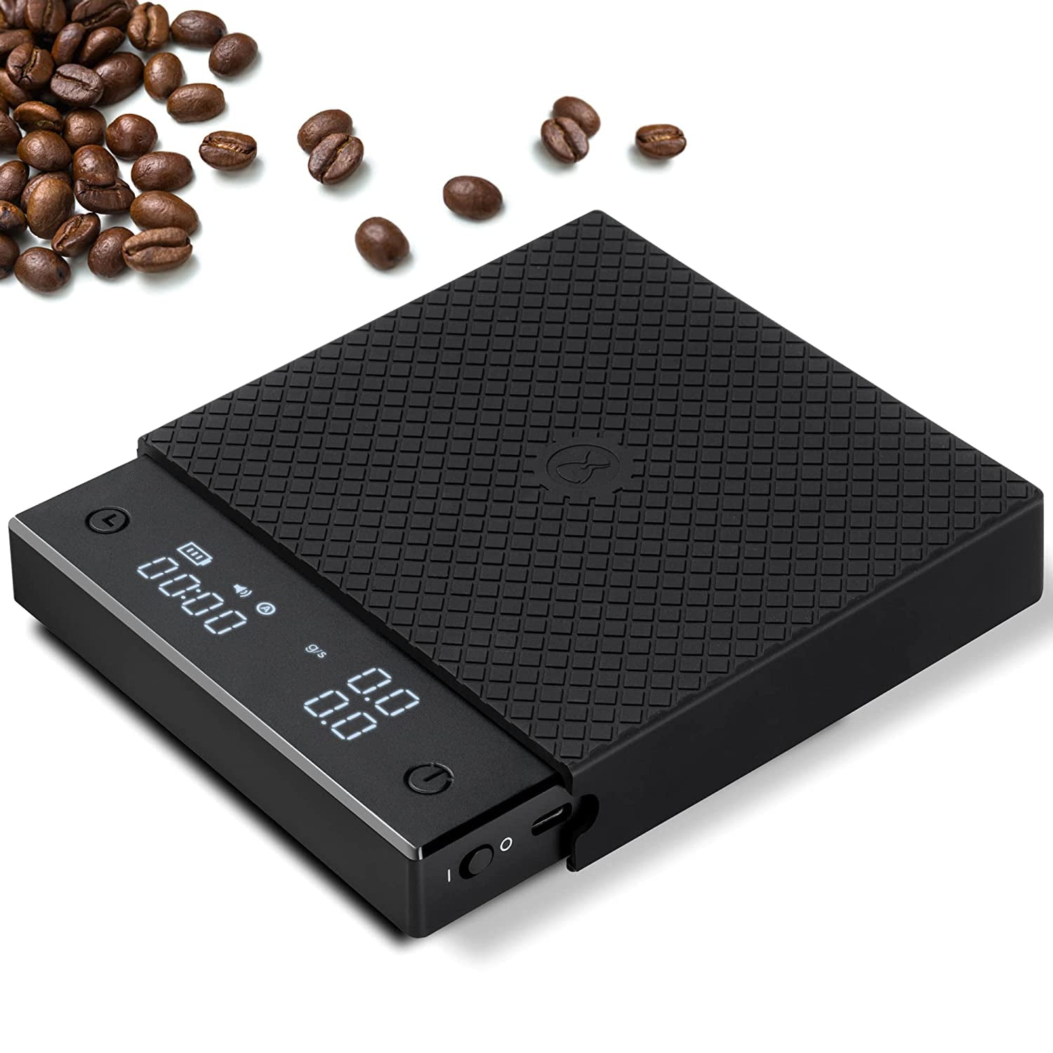 TIMEMORE Coffee Scale, Espresso Scale,Weigh Digital Coffee Scale with  Timer,2000 Grams(Black)