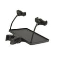 thumbnail image 4 of Bunblic Microphone Tray with Clamp Microphone Stand Rack Tray Stable Heavy Duty Microphone Stand Shelf for Classroom Recording Studio with 2 Phone Holder, 4 of 8