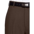 thumbnail image 2 of RGM Men's Flat Front Dress Pant Modern Fit - Perfect for Office, Business and Every Day! Brown 40 X-Short, 2 of 4