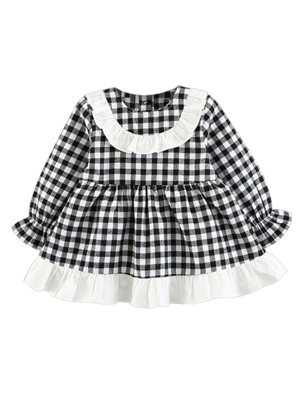 girl cotton dress long sleeve