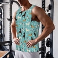 thumbnail image 5 of Disketp Cute Dog Men's Workout Tank Tops Sleeveless Gym Shirt Quick Dry Fitness Bodybuilding Sleeveless T Shirt-4X-Large, 5 of 7