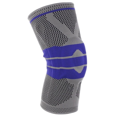 ZQC High Compression Sports Knee Support Pad Silicone Knee Sleeve Leg Wrap Support