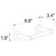 thumbnail image 2 of 0205/PC Sine, Polished , 8" Towel Bar, 2 of 2