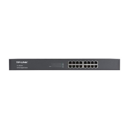 UPC: 0845973020095 | TP-Link 16 Port Gigabit Ethernet Switch | Plug and Play | Sturdy Metal w/ Shielded Ports | Rackmount | Fanless | Limited Lifetime Protection | Unmanaged (TL-SG1016)