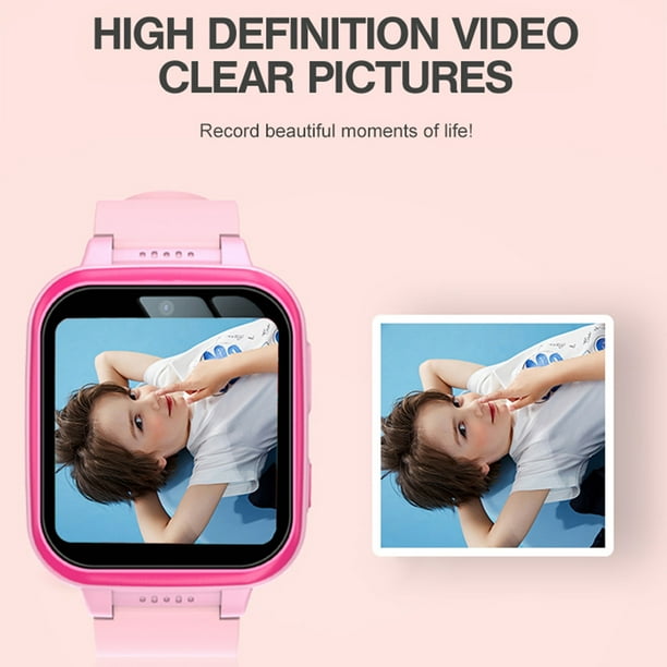 Reloj inteligente para ninos 3 12 anos relojes para ninos y ninas con camara juego de rompecabezas grabacion de video reproductor de musica pantalla tactil de 1 44 pulgadas juguetes de aprendi Walmart...