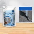 thumbnail image 2 of KCRQLQW Concrete Caulking Adhesive, Self Leveling Sealant, Heavy Duty Crack Filler for Weather Concrete Crack Repair, for Outdoor Use Quick Drying Sealant, 500ml, Black, 2 of 9