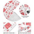 thumbnail image 2 of GZHJMY Valentine's Day Tree Skirt Home Decoration Large Round Hearts Christmas Tree Skirt for Holiday Party Home Christmas Day Ornaments, 35.4", 2 of 6