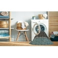 thumbnail image 2 of Ahgly Company Machine Washable Indoor Rectangle Abstract Gunmetal Gray Area Rugs, 7' x 10', 2 of 7