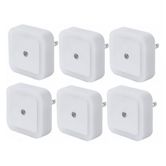 Luz De Noche Inteligente Led Con Sensor De Control 6 Uds