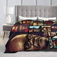thumbnail image 3 of Samuel L Jackson Blanket Flannel Soft Throw Blankets for Bedroom Livingroom Sofa Home 40""X30"", Black, 3 of 6