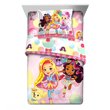 Sunny Day Sunny Bubbles 2 PC Kids Bedding Twin/Full Comforter with Sham