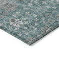 thumbnail image 4 of Addison Rugs Chantille Indoor/Outdoor Transitional Floral Teal Washable Rectangle Rug, 9' x 12', 4 of 6