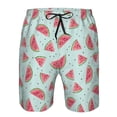 thumbnail image 3 of Goofa Watermelon Printed Mens Swim Trunks Summer Quick Dry Short Beach Swimwear Bathing Suits-X-Large, 3 of 9