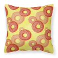 thumbnail image 1 of "Treasures BB7561PW1818 Watercolor Just Donuts Outdoor Canvas Pillow, Multicolor" Caroline's Treasures BB7561PW1818, 1 of 1