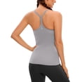 thumbnail image 1 of Musculosa CRZ YOGA sin costuras con espalda racer y sostén incorporado XS, 1 of 4