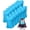 Sky Blue, variant on Pinnies Adult Football Jersey, Adjustable Mesh Soccer Jersey