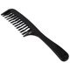 thumbnail image 2 of 8X Negro Peine De Pelo Desenredante De Diente De Doble Hilera Champú Peine Con Manejar Para Cabello Y Rizado, 2 of 8