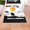 thumbnail image 5 of ZNDUO Placemats, 4 PCS Heat Resistant Stain Resistant Woven PVC Insulation Placemats, Durable Washable Elegant Table Mats for Dining-Fairy Boy Running, 18"x12", 5 of 6