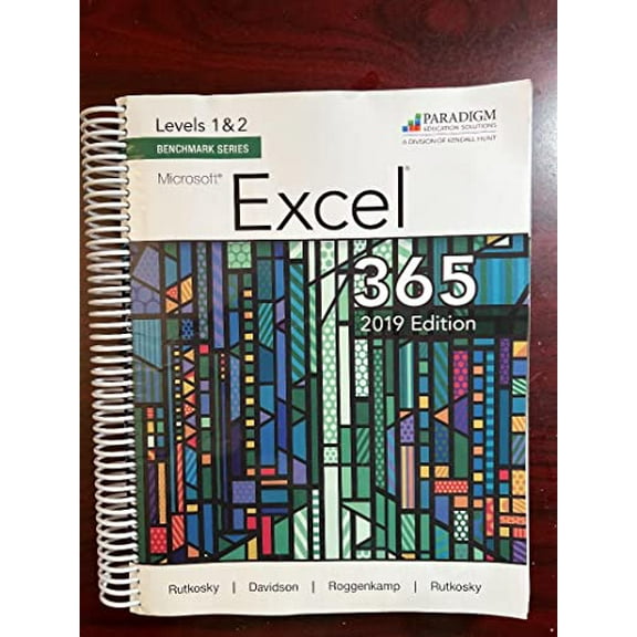 Pre-Owned Benchmark Series: Microsoft Excel 2019 Levels 1&amp;2, 9780763887223, 0763887226, Paperback,