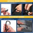 thumbnail image 5 of Seineca 3 Pocket Cargo Net, Heavy Duty Polyester, Includes 4 Carabiners & 4 Bungee Cords, 5 of 8
