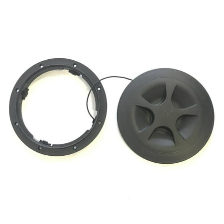 Lightweight Detachable Round 6  Kayak Cover backout Tight yacht Marine Boat Accessories   Black