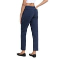 thumbnail image 5 of HDE Women's Pull On Dressy Sweatpants Casual Pants with Pockets Navy Blue - XXL, 5 of 7