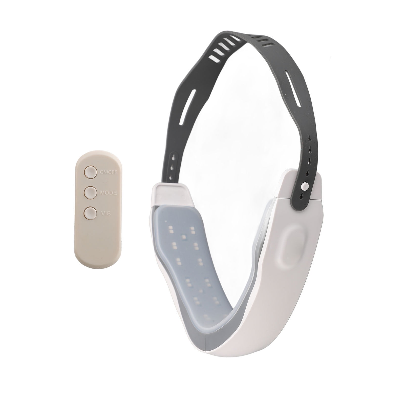 BOKYAN V Face Lifting Machine Microcurrent Skin Toning Device with Red Blue Light Therapy Cellulite Massager Facial Vibration for Double Chin Reduction Jawline Tightening and Face Lift Belt Included