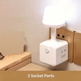 thumbnail image 6 of YingYouFu 2 In 1 Socket LED Night Lamp, Mini Plug In Ambient Light, Gentle Glow Light for Bedroom Spaces, Home Living Areas, Daily Use, 6 of 7