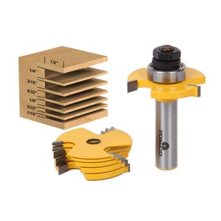 6 Piece Fret Board Radiusing Router Bit Set - Walmart.com