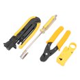 thumbnail image 1 of Juego de alicates coaxiales pelador de crimpadora coaxial preciso multifuncional conveniente para cables RG59 RG6 RG11 RG-58/59/62/6/6QS/3C/4C/5C LHCER Otros, 1 of 8