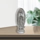 thumbnail image 2 of Estatua de la Virgen María católica Figura de la Santísima Madre Adorno religioso Hecho a mano plata, 2 of 7
