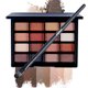 thumbnail image 1 of Paleta de sombras de ojos, disco de sombra de ojos de 16 colores, Natural, fácil de usar, resistente al agua, Color metálico, brillo, paleta de sombras de ojos mate, 1 of 8