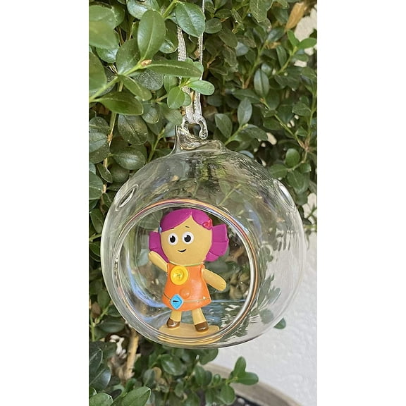 asdf Disney Toy Story Dolly Doll Custom PVC Figure in Globe 4" Holiday Christmas Tree Ornament 2pcs Detachable