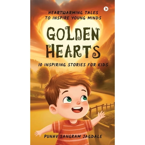 Golden Hearts: 10 Inspiring Stories for Kids (Colour): Heartwarming Tales to Inspire Young Minds, (Hardcover)