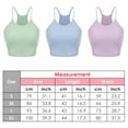 thumbnail image 2 of Moclever 3 Pack Women Crop Summer Tank Top Ribbed Knit Sleeveless Round Neck Machine Wash Crop, 2 of 12