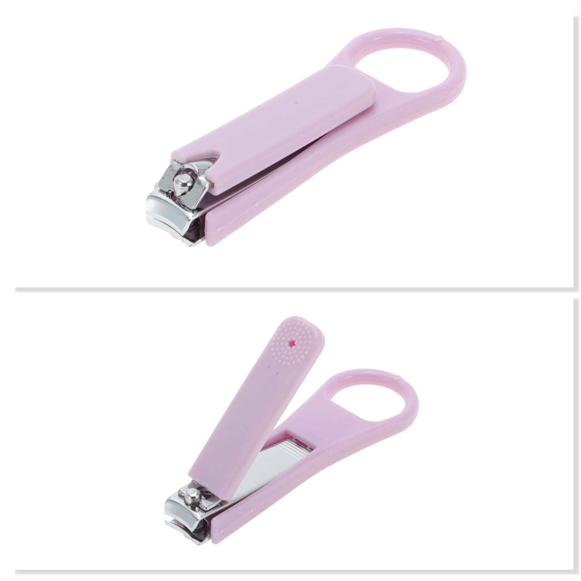 Unique Bargains Ergonomic Design Hangable Nail Clipper for Women and Men Purple