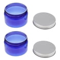 thumbnail image 2 of 10, Azul, Claro, 100G, Tarros Plásticos , con Tapas, Envase Cosmético Portátil para El, 2 of 7