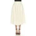 thumbnail image 1 of White Mark Women's Flared Tweed Skirt, 1 of 6