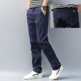thumbnail image 3 of Pantalones holgados de algodón para hombre, pantalón informal, de negocios, de oficina, rectos, originales, Y2k, estéticos, baratos, para otoño e invierno, 3 of 5