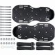thumbnail image 2 of Pair Lawn Aerator, Lawn Scarifier Scarifier Spiked Shoes with Adjustable Straps, Universal Indoor and Outdoor,Black, 2 of 5