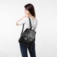 thumbnail image 7 of HuaAngel Backpack Purse for Women Leather Drawstring Anti-theft Shoulder Bag Fashion Multipurpose Travel Bag, 7 of 7