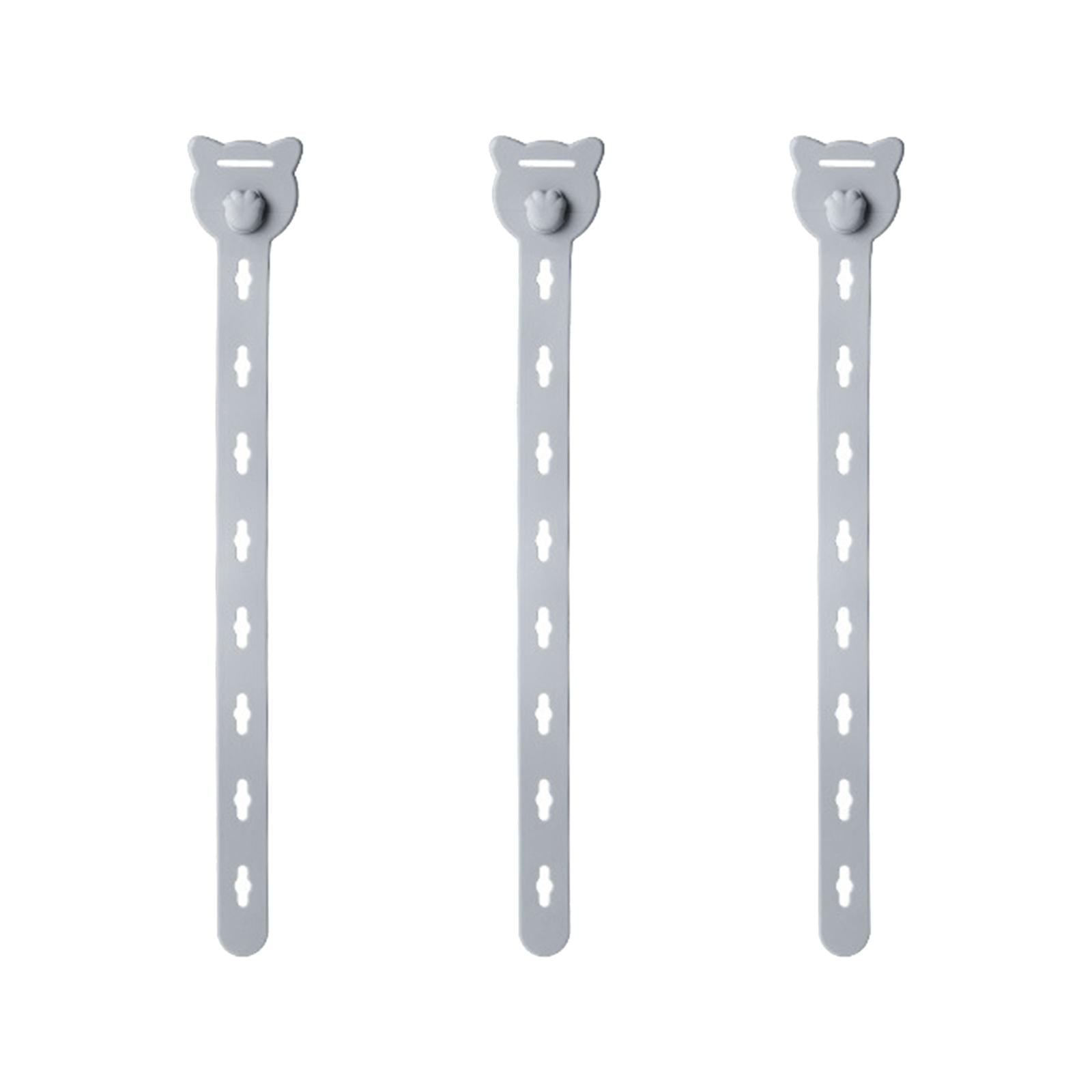 Silicone Cable Ties Ties Organizer Recyclable for Home Office Travel