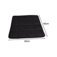 thumbnail image 6 of Car Seat Protector Mat Car Seat Pad Bamboo Comfortable Universal Breathable Non Slip Car Seat Cushion for Home Office Chair Black, 6 of 6