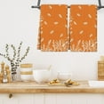 thumbnail image 4 of toallas de mano con diseño de hojas de arce y calabaza, de algodón, para el baño, para el otoño, para el secado, la limpieza y la cocina, 40 x 60 cm, 4 of 5